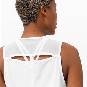 Lululemon white sculp tank